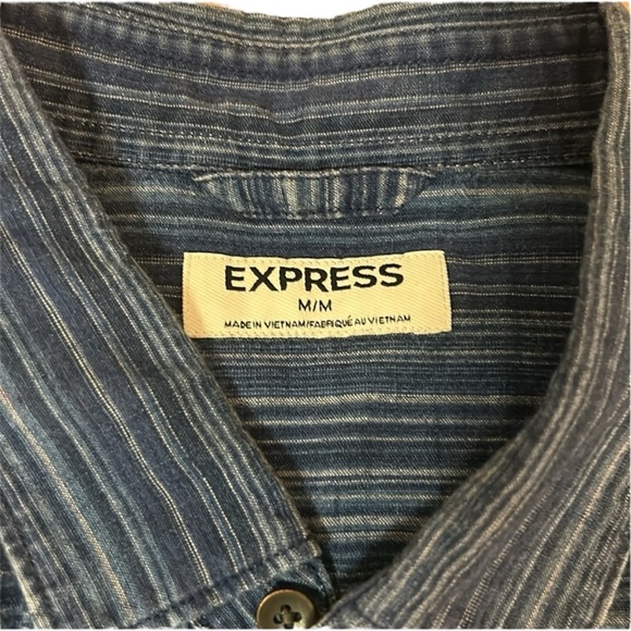 Express Men’s Long Sleeve Button Up Shirt - Picture 6 of 8